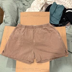 Brandy Melville Tan Athletic Shorts